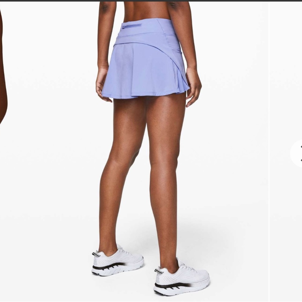 Lululemon Play Off The Pleats Mid Rise Skirt Hydrangea Blue 10 View 2